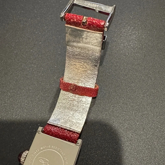 Roberto Cavalli Red and Silver Watch main image 5